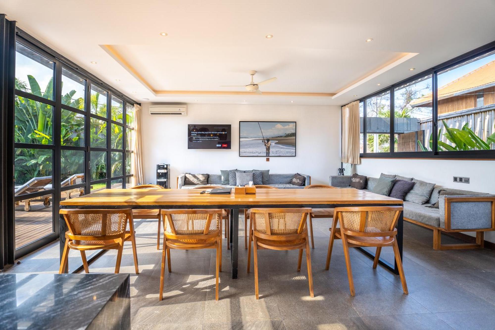 Brand New 5 Bedroom Villa Enclosed Living Room Canggu Exterior foto
