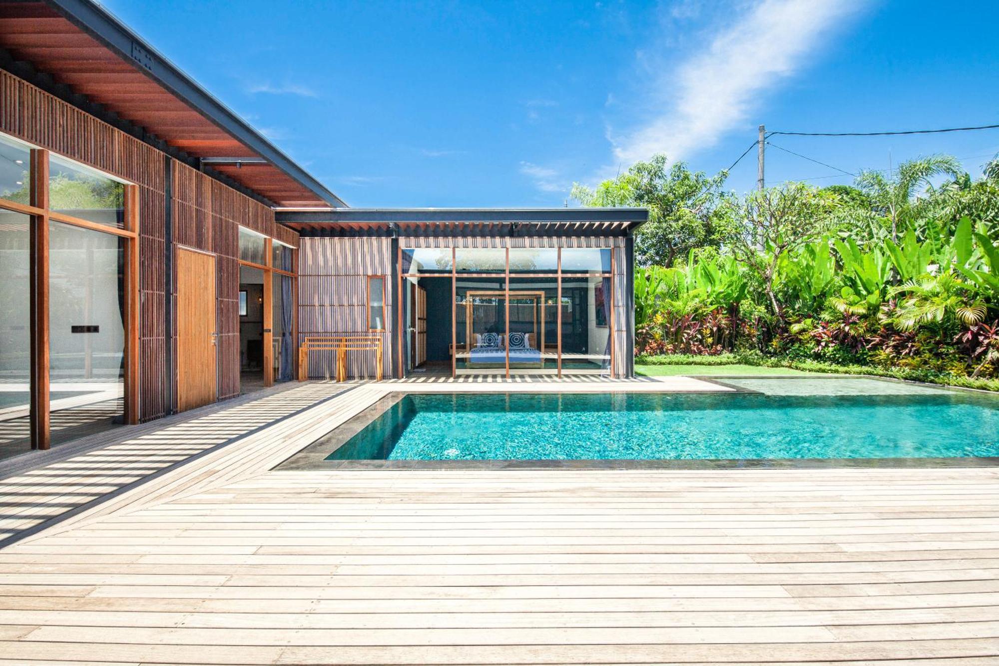 Brand New 5 Bedroom Villa Enclosed Living Room Canggu Exterior foto